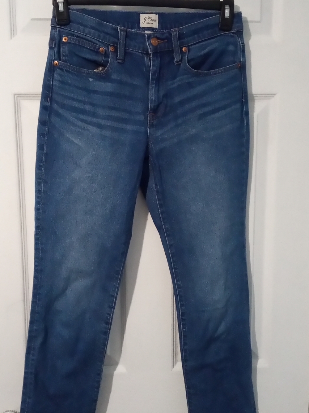 J. Crew Women's Midwash Blue Stretch Jeans